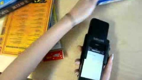 SUMLUNG SL-MS30 portable terminals use in goods barcode solution management