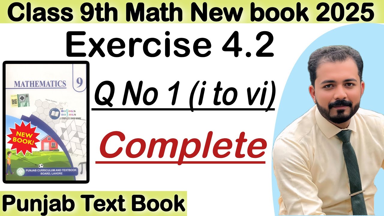 Exercise 4.2 question 1 Class 9th math new book | Class 9th math ...
