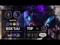 Rek'Sai Top vs Shen - EUW Master Patch 10.24