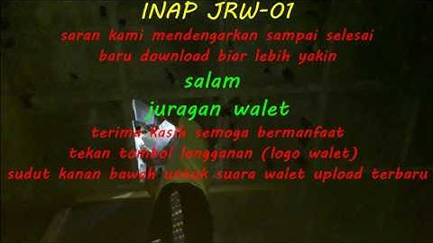 Suara walet / Swiftlet sound "INAP JRW 0000001"
