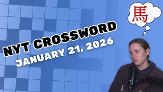 I just needed to be done NYT Crossword January 21 2026