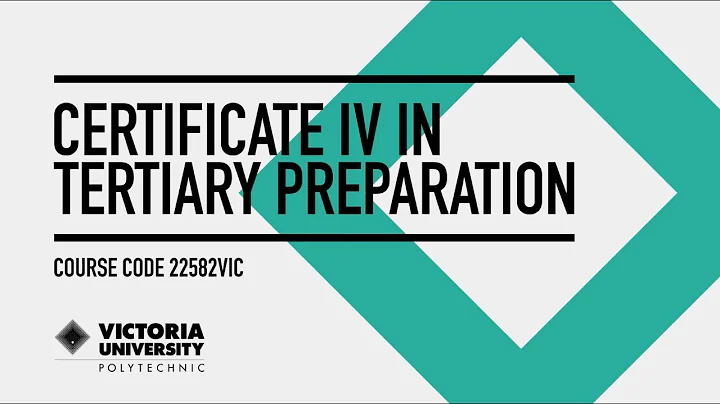 Certificate IV in Tertiary Preparation 22582VIC