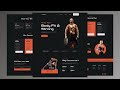 How to Make a Responsive Gym Website with HTML CSS &amp; JavaScript | Responsive Website Design Tutorial