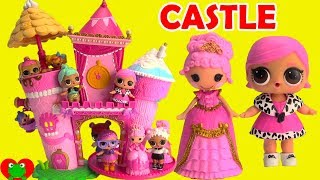 lalaloopsy princess castle goldie luxe with lol surprise dolls