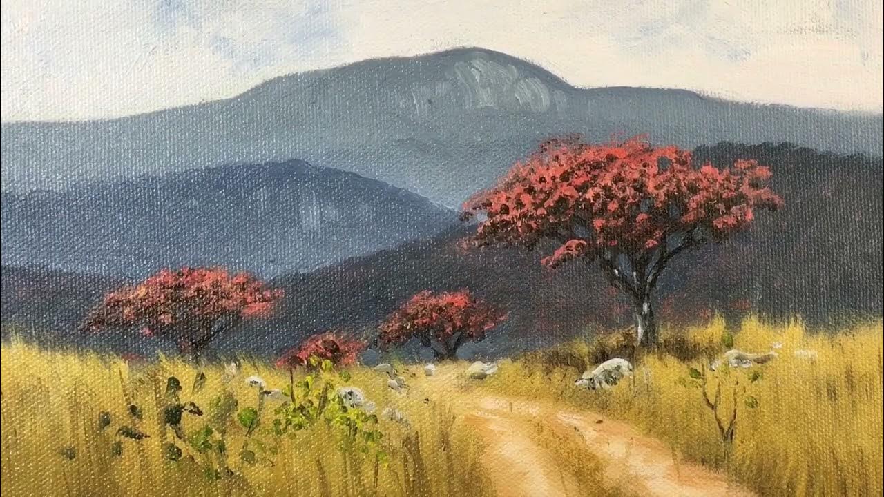 Small oil painting on top of acrylic base 2 YouTube