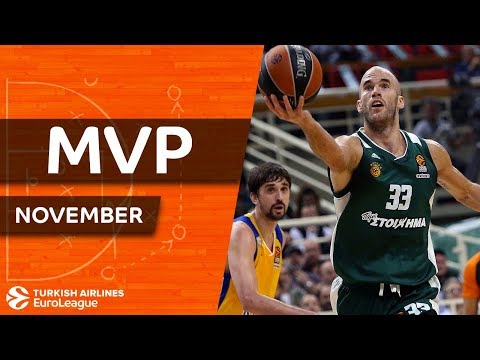 Turkish Airlines EuroLeague MVP for November: Nick Calathes, Panathinaikos Superfoods Athens