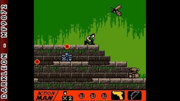 Game Boy Color - Action Man - Search for Base X © 2001 THQ - Gameplay