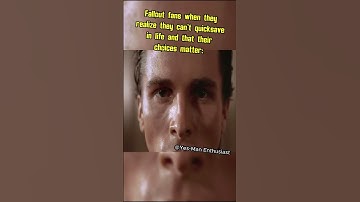 Fallout fans when they find out their choices matter and they can