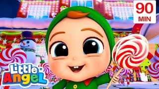 Christmas Gift Wrapping! | Little Angel | 🔤 Moonbug Subtitles 🔤 | Learning Videos