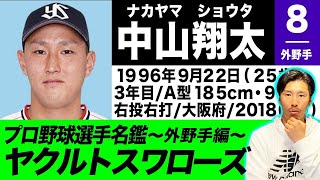 【選手名鑑】ヤクルトスワローズ今年の注目選手（外野手編）は中山翔太選手！？