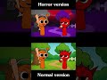 Normal virsion 🙂V/S horror version 🧟