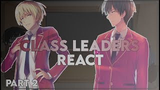 Class Leaders(+Manabu) React to Ayanokoji | Part 2 | Classroom Of The Elite | Eng\/Rus