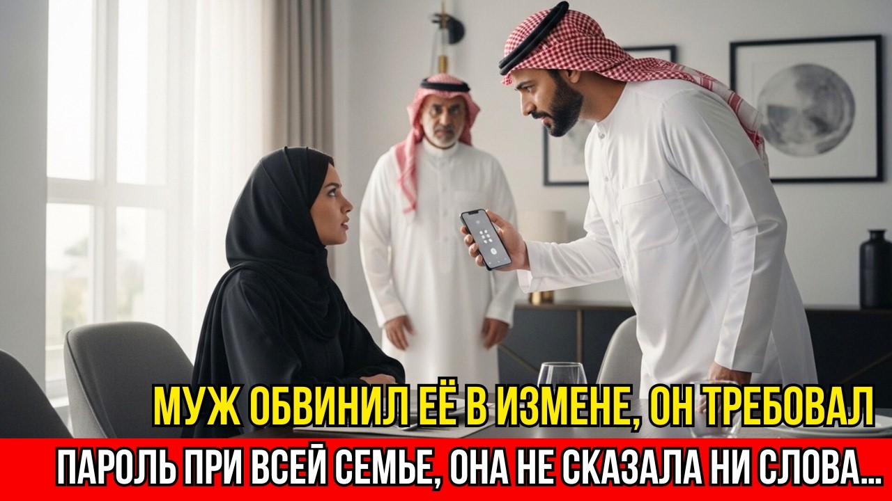 СЕМЕЙНЫЙ СКАНДАЛ В КАТАРЕ: МУЖ ПУБЛИЧНО ПОТРЕБОВАЛ ПАРОЛЬ ОТ ТЕЛЕФОНА