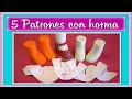 5 PATRONES DE HORMAS de 5,2 cm de muñecas video -558