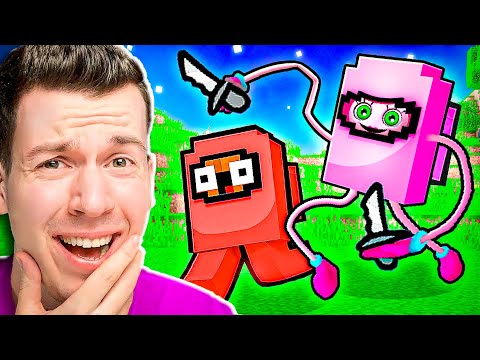 😱 использую *ТАЙНЫЕ* Читы в Among Us, но ВСЕ игроки - ДЛИННЫЕ НОГИ в Майнкрафт !