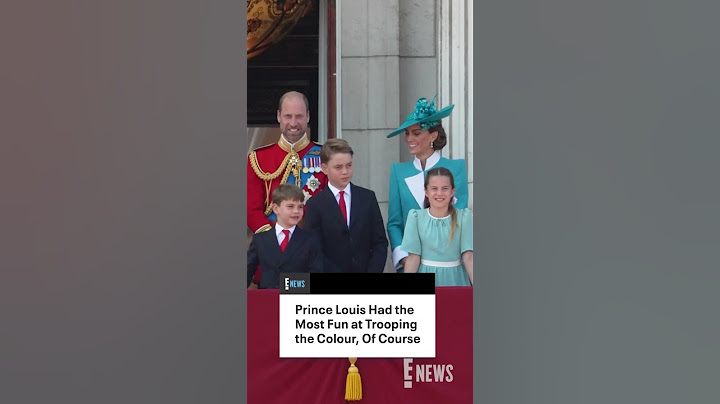 Prince Louis at the Trooping the Colour Parade
