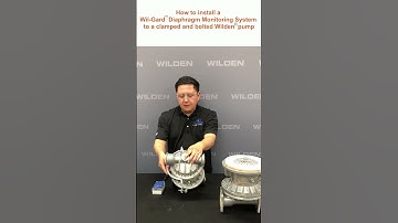 How to install a Wil-Gard™ Diaphragm Monitoring System to a clamped and bolted Wilden® pump