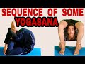 Sequence of some yogasana by yoga saathi 2