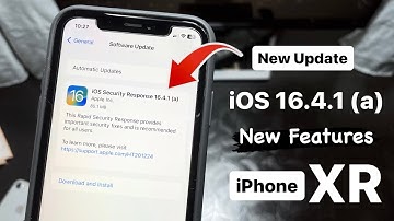 iOS 16.4.1 (a) New Update on iPhone XR - New Features on iPhone XR