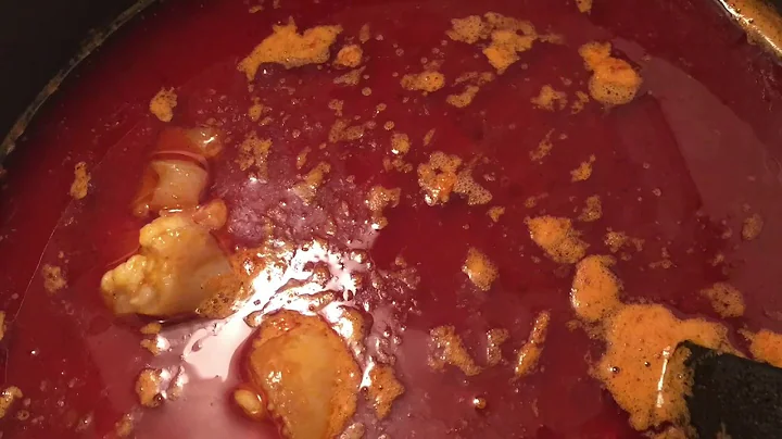 How to prepare palmnut soup. Ab3nkwan