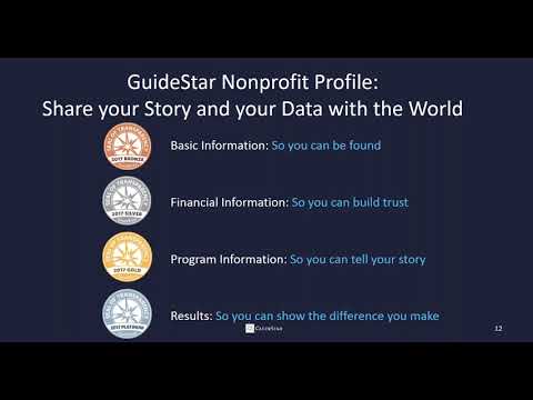 Full Webinar: What’s New With Your GuideStar Nonprofit Profile?