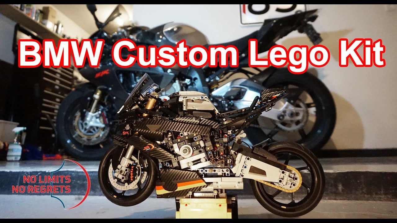 BMW M1000RR LEGO Kit Modified in DETAIL to CUSTOM BMW S1000RR Black Kit -  YouTube
