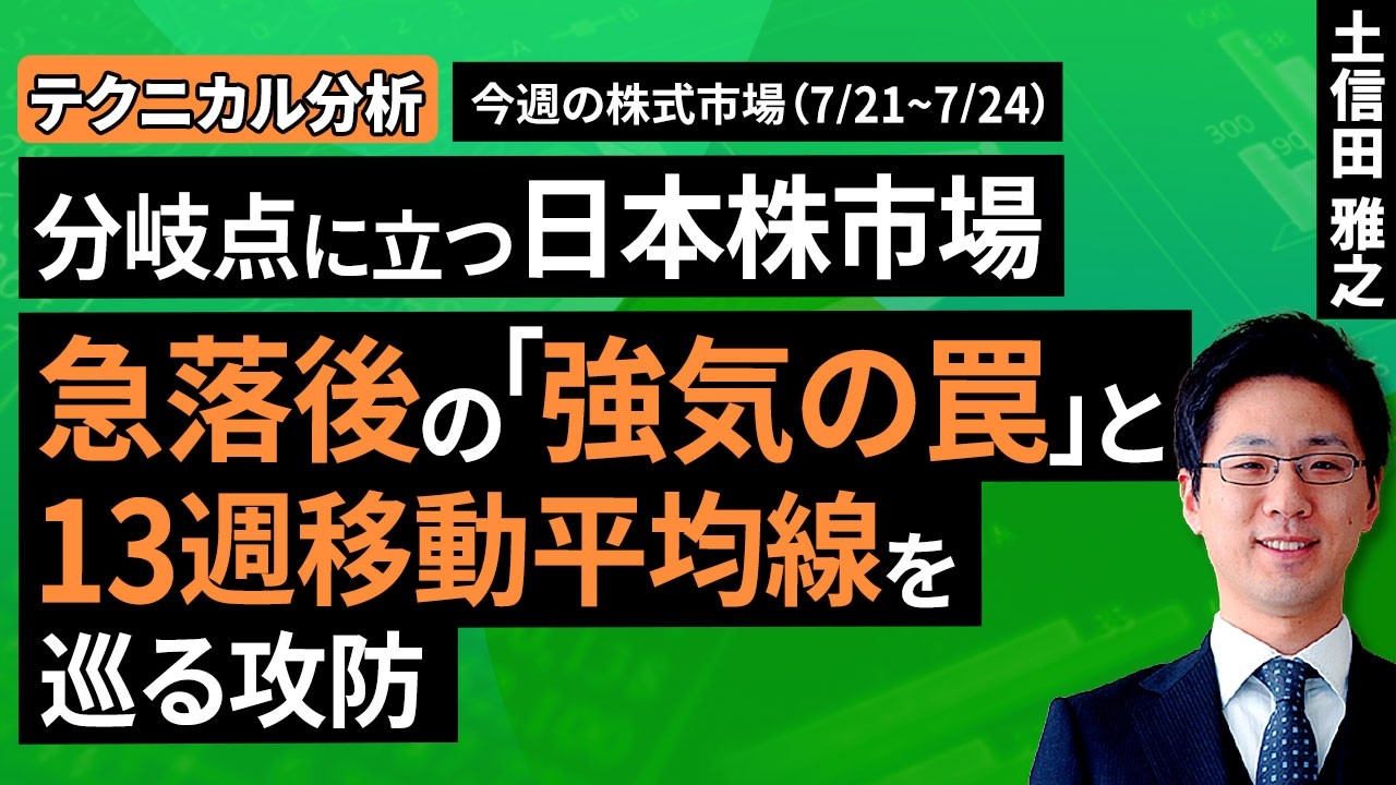 Technical Analysis] The Japanese Stock Market at a Crossroads: The