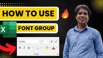 How to Use Font Group in MS Excel |Change Font, Font Size & Color |How to Bold, Italic & Underline.