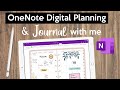 OneNote Digital Planning & Journal - August plan with me