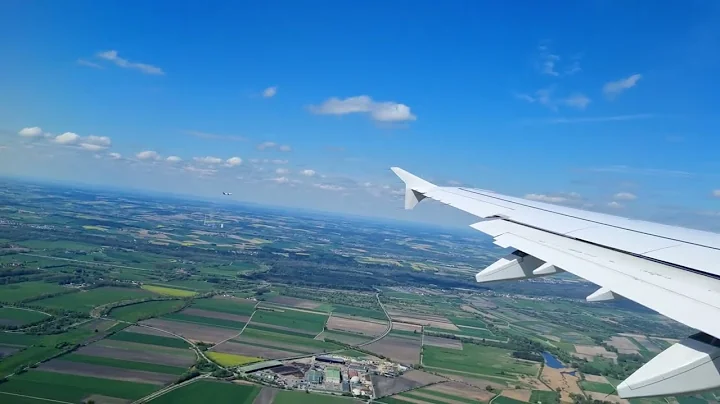 Lufthansa Airbus A320 pushback, engine start, taxi, takeoff from Munich Franz Josef Strauss Airport 