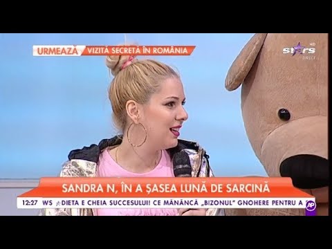 Sandra N, totul despre sarcină: ”E foarte greu în alegerea numelui”