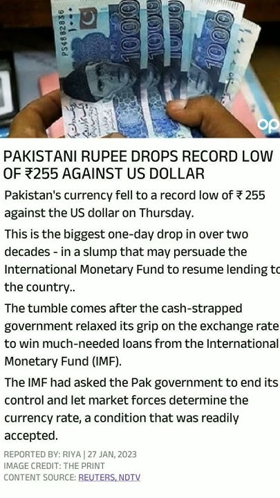 255 Against US Dollar Pakistan Currency Fell To A Record Low Know 255-against-us-dollar-pakistan-currency-fell-to-a-record-low-know