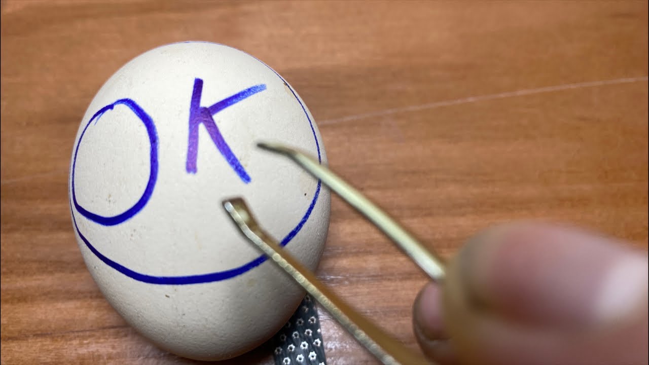 RAW EGG PEELING LIVE