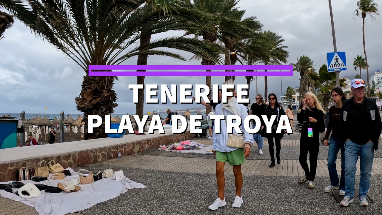 Winter in Tenerife, Spain - Walking from Playa de Troya through Playa de El bobo
