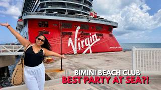 Virgin Voyages Bimini Beach Club Was INSANE!