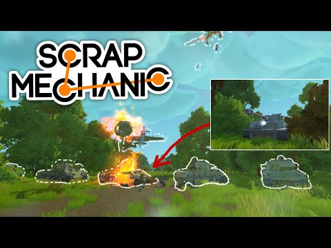 Видео: War Thunder в Scrap Mechanic