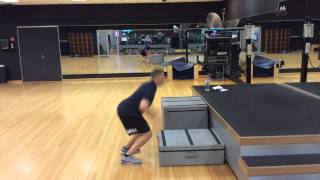 Extensive box jump