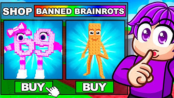 Steal A Brainrot, But You Can BUY BANNED BRAINROTS…