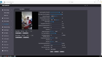 Dahua Thermal Solution DHI ASI7213X T1 WebUI Set Temp Monitoring Distance