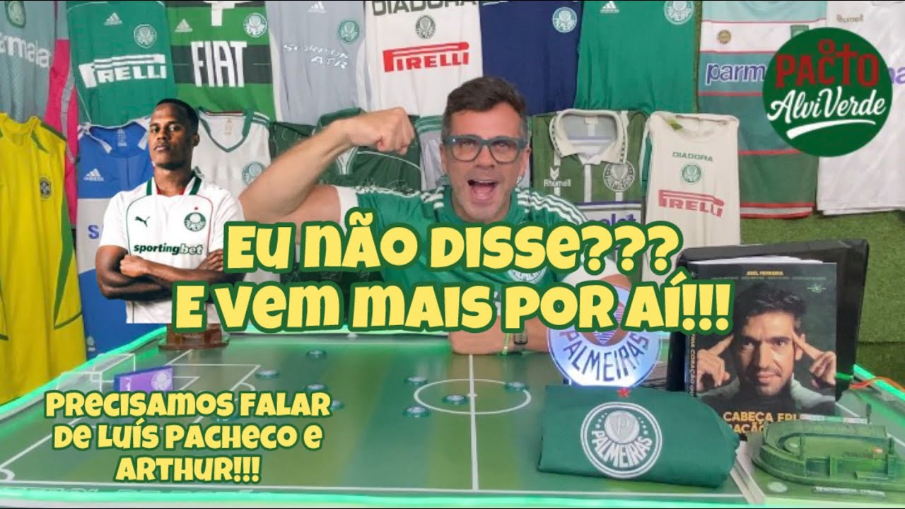 🚨Árias no Palmeiras! Nino e Almada… Crias brilhando! 