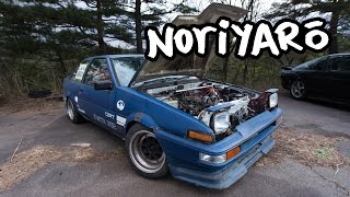 Old-school AE86 test drive at Ebisu Circuit