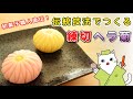 【和菓子】和菓子職人が教える！練り切り『ヘラ菊』の作り方。Japanese sweets Wagashi Nerikiri Chrysanthemum