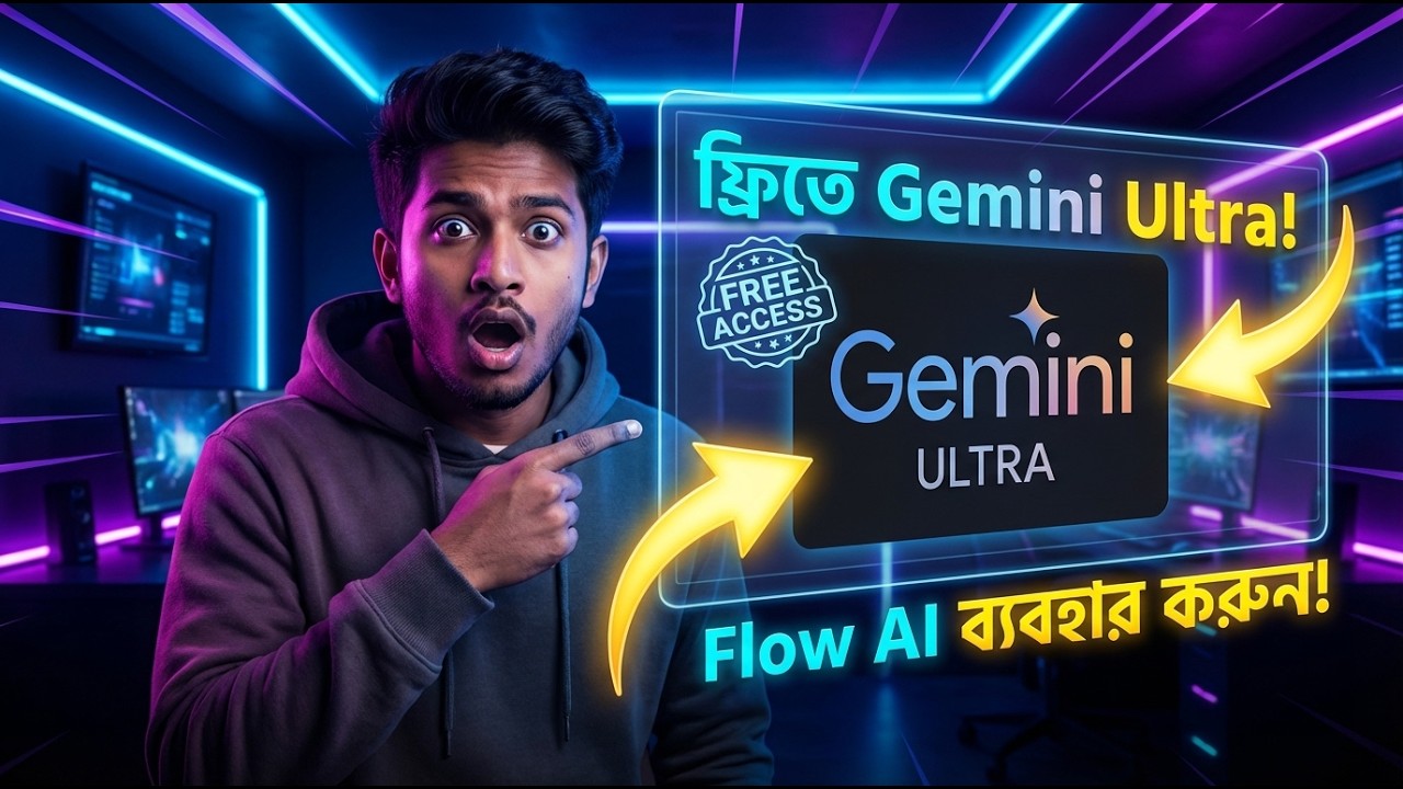 How to Use Gemini Ultra for Free (2026) | Google Flow AI Tutorial - YouTube