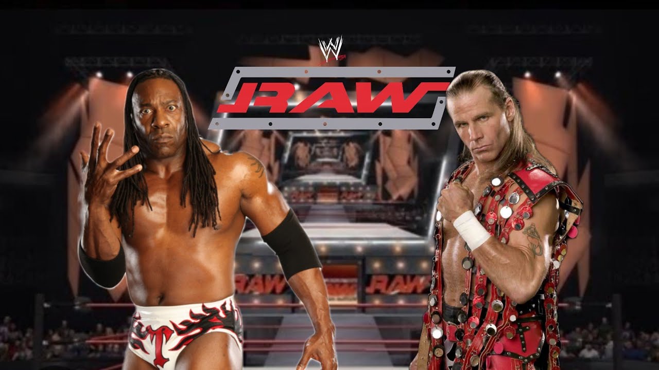 Shawn Micheals VS Booker T Raw