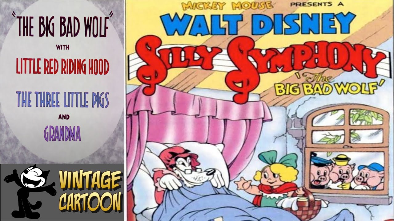The Big Bad Wolf (1934) | Vintage Cartoon | Classic Disney