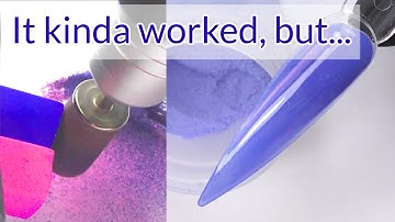 Making Custom DIY Color Acrylic Powders Using CHALKS