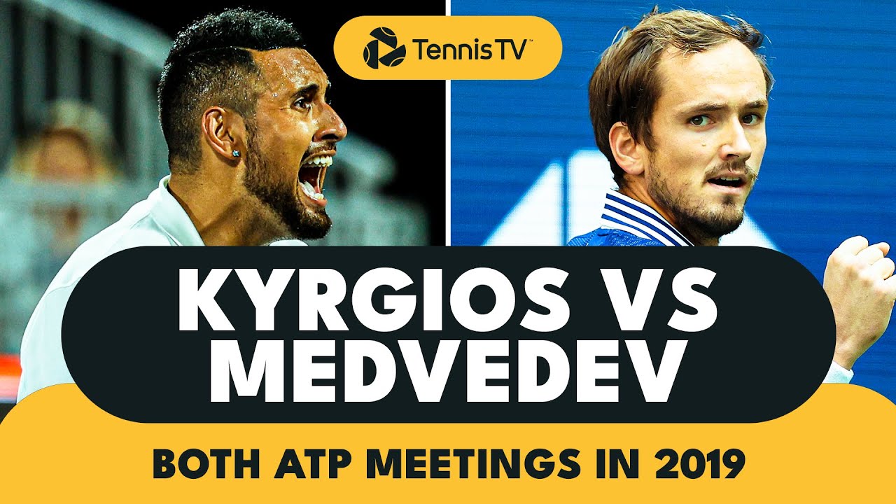 Nick Kyrgios vs Daniil Medvedev Two Crazy Matches In One Year 👀