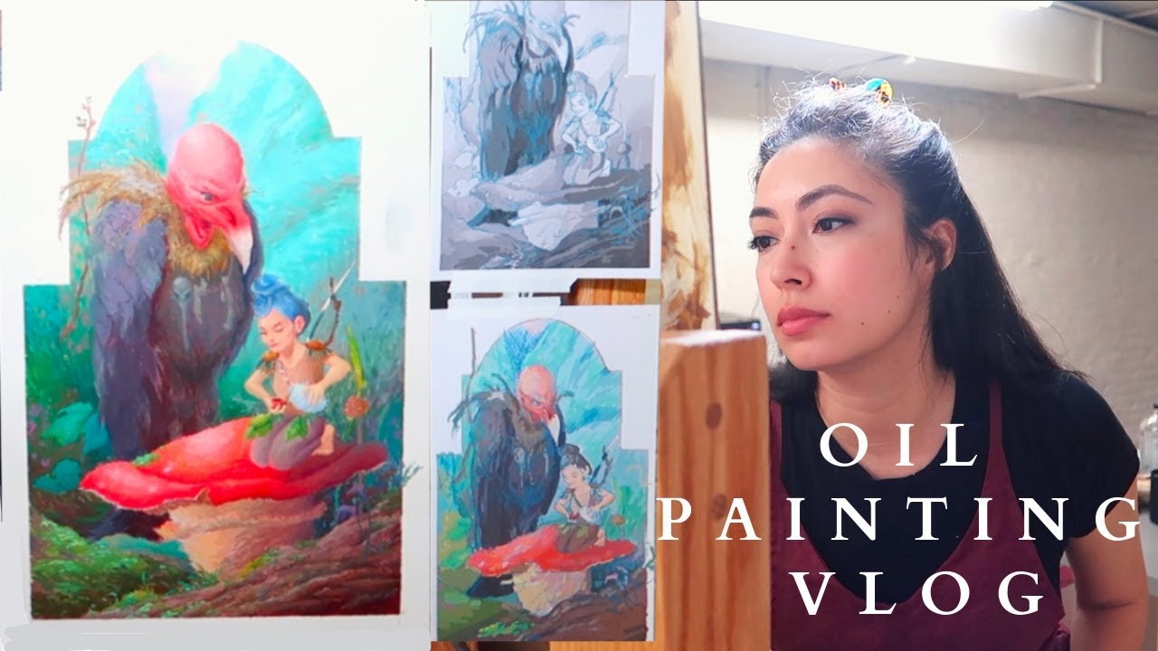 Oil Painting Time-lapse - Tutorial from Color Study to Final Painting ...