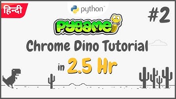 Pygame Tutorial for Beginners | Chrome Dino Game in Python #python #pygame