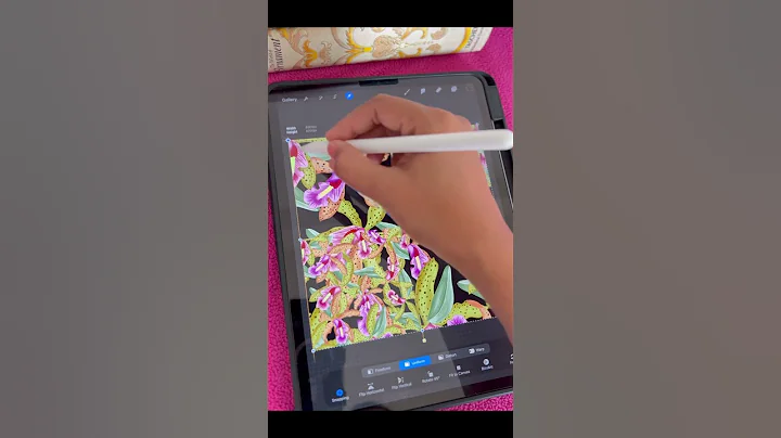 A New Seamless Pattern Design #shorts #viralvideo #viralshort #shortvideo #pattern #procreate #art